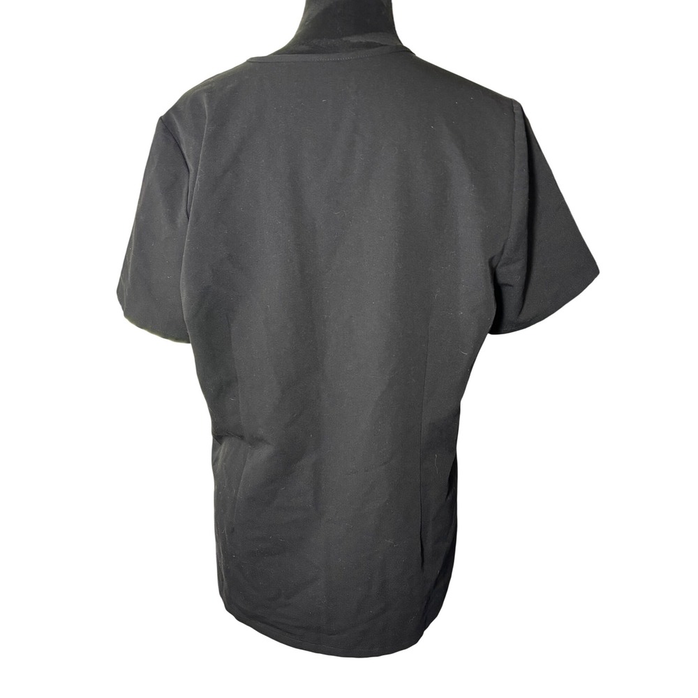 FIGS‎ Technical Collection Black Scrub Top Healthcare Professional Women's L - Picture 3 of 6